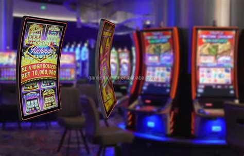 touch screen gambling machine|Curved Touch Display .
